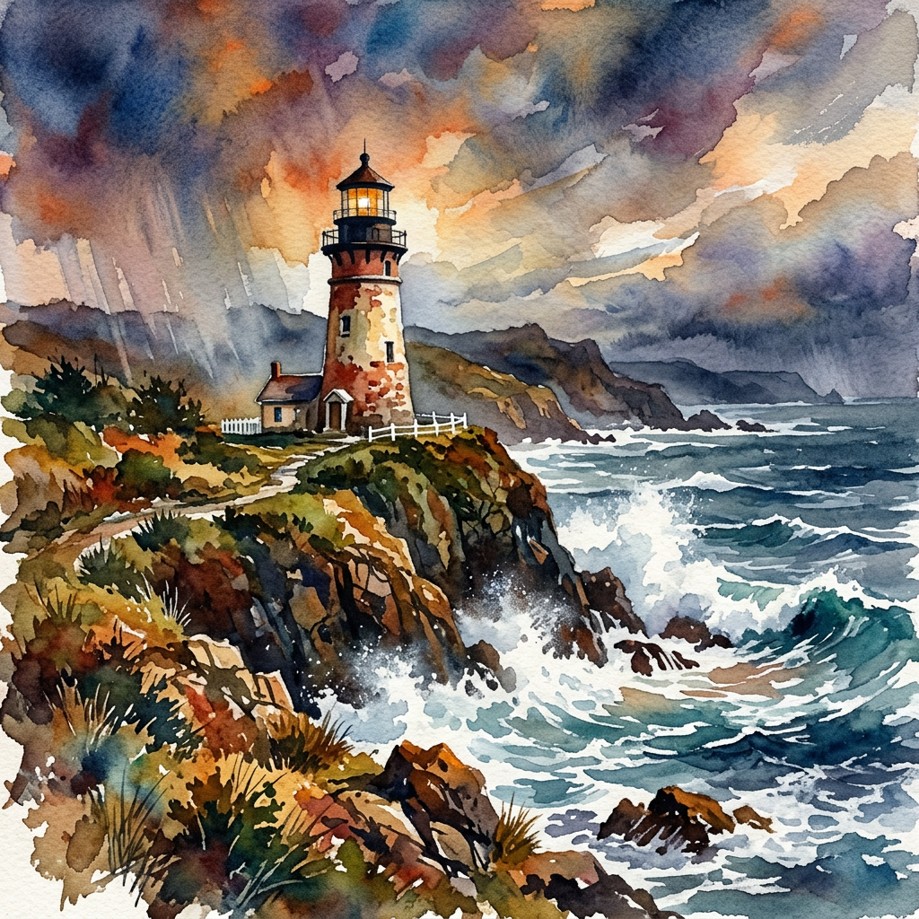 warm watercolor