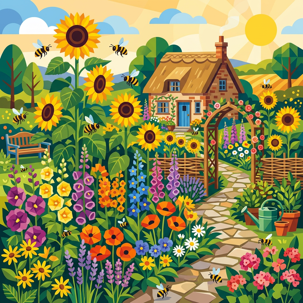floral garden