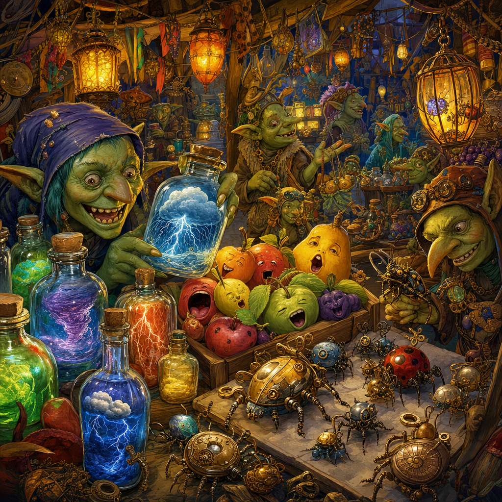 Lantern-Lit Goblin Bazaar