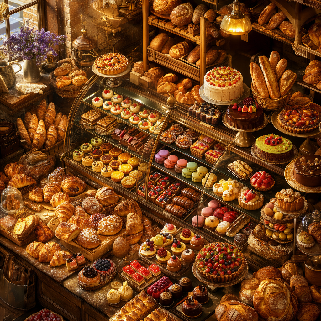 Golden Bakery Counter